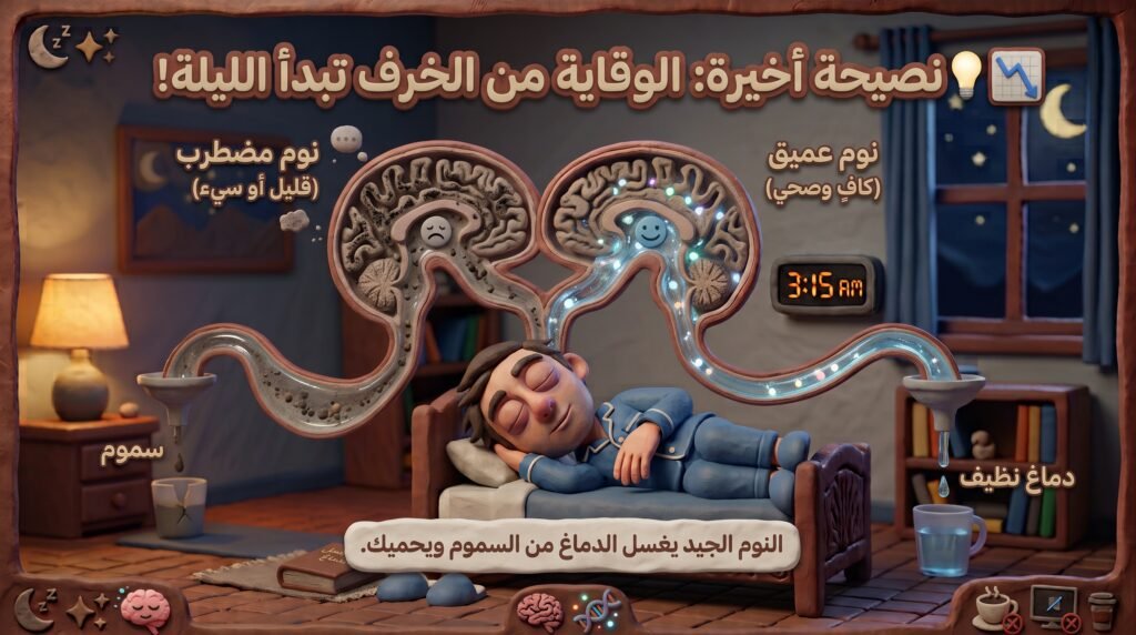 Gemini_Generated_Image_f0j8cmf0j8cmf0j8-1-1024x572 🚨 تحذير: قلة النوم قد تدمر دماغك بصمت.. اكتشاف علمي مرعب يربط جيناتك بخطر الزهايمر!