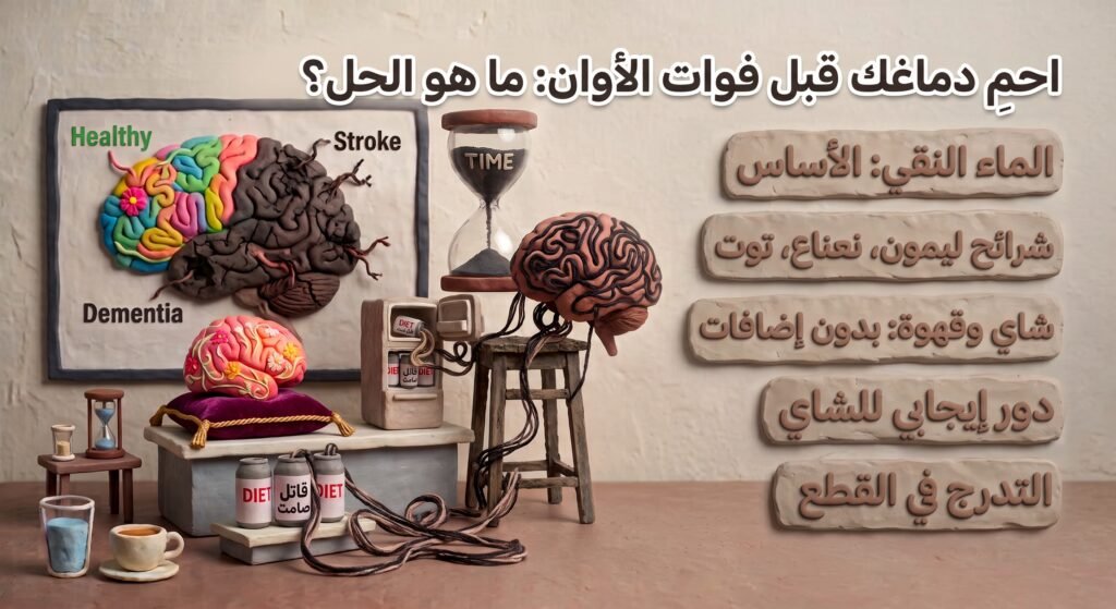 Gemini_Generated_Image_rmd2xmrmd2xmrmd2-1024x559 القاتل الصامت في ثلاجتك: كيف تدمر مشروبات "الدايت" دماغك وتصيبك بالخرف؟
