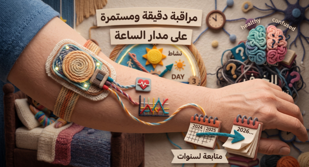 تصميم-بدون-عنوان-8-1024x555 هل تفضح ساعتك البيولوجية مصير دماغك؟ ما كشفته أحدث دراسة عن الخرف والنشاط اليومي