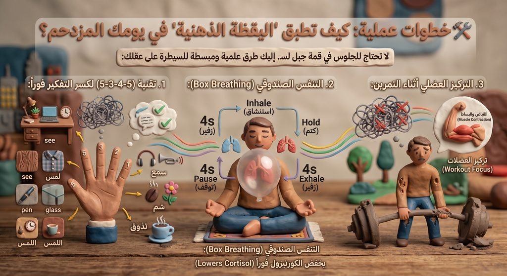 Gemini_Generated_Image_iwd76viwd76viwd7-1024x559 السر العلمي لإيقاف "التفكير المفرط" الذي يدمر لياقتك ويزيد وزنك! 🧠💥